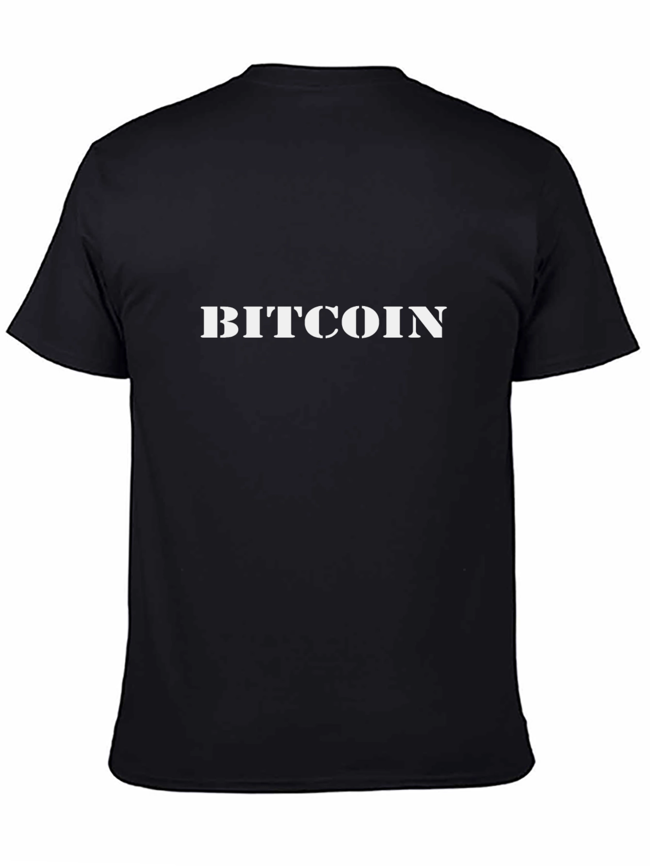 Bitcoin Black T-Shirt - Crypto Currency Tee