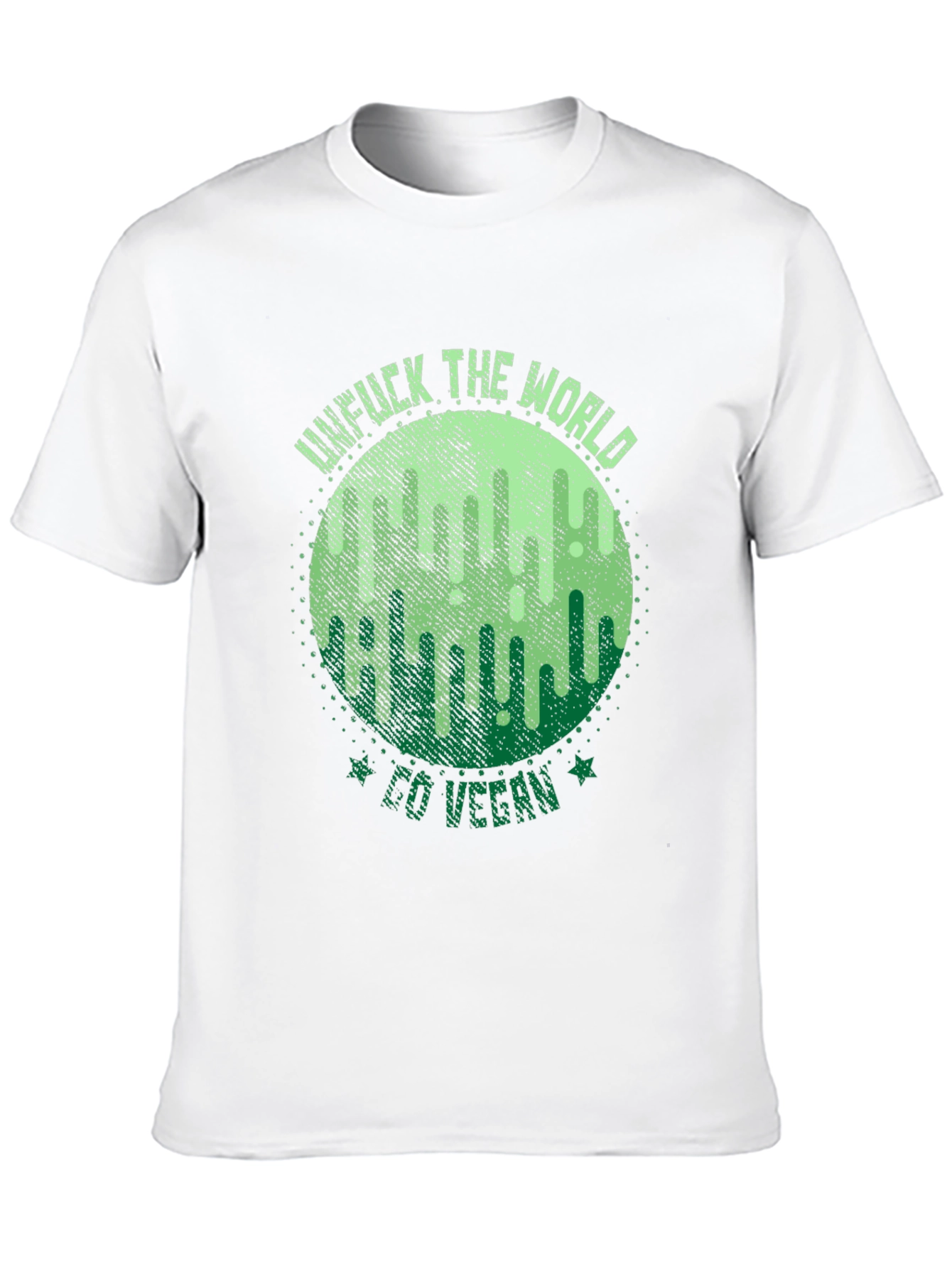 Unf*ck The World Go Vegan Graphic Tee