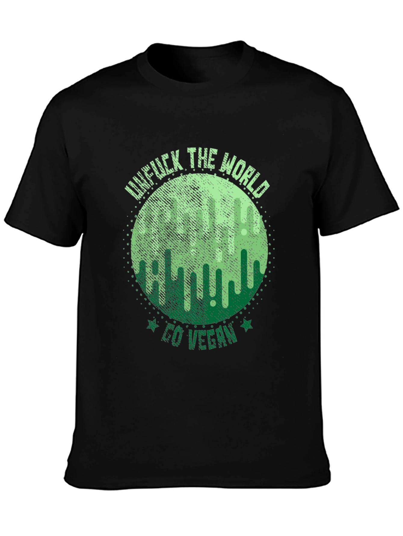 Unf*ck The World Go Vegan Graphic Tee
