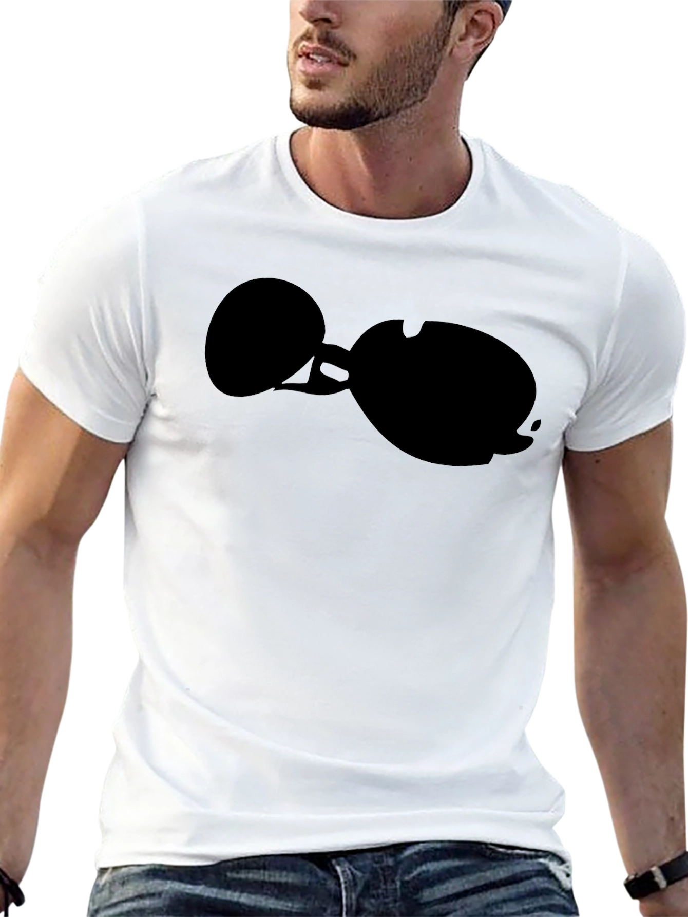 Shaded Silhouette Tee - Cool Graphic T-Shirt