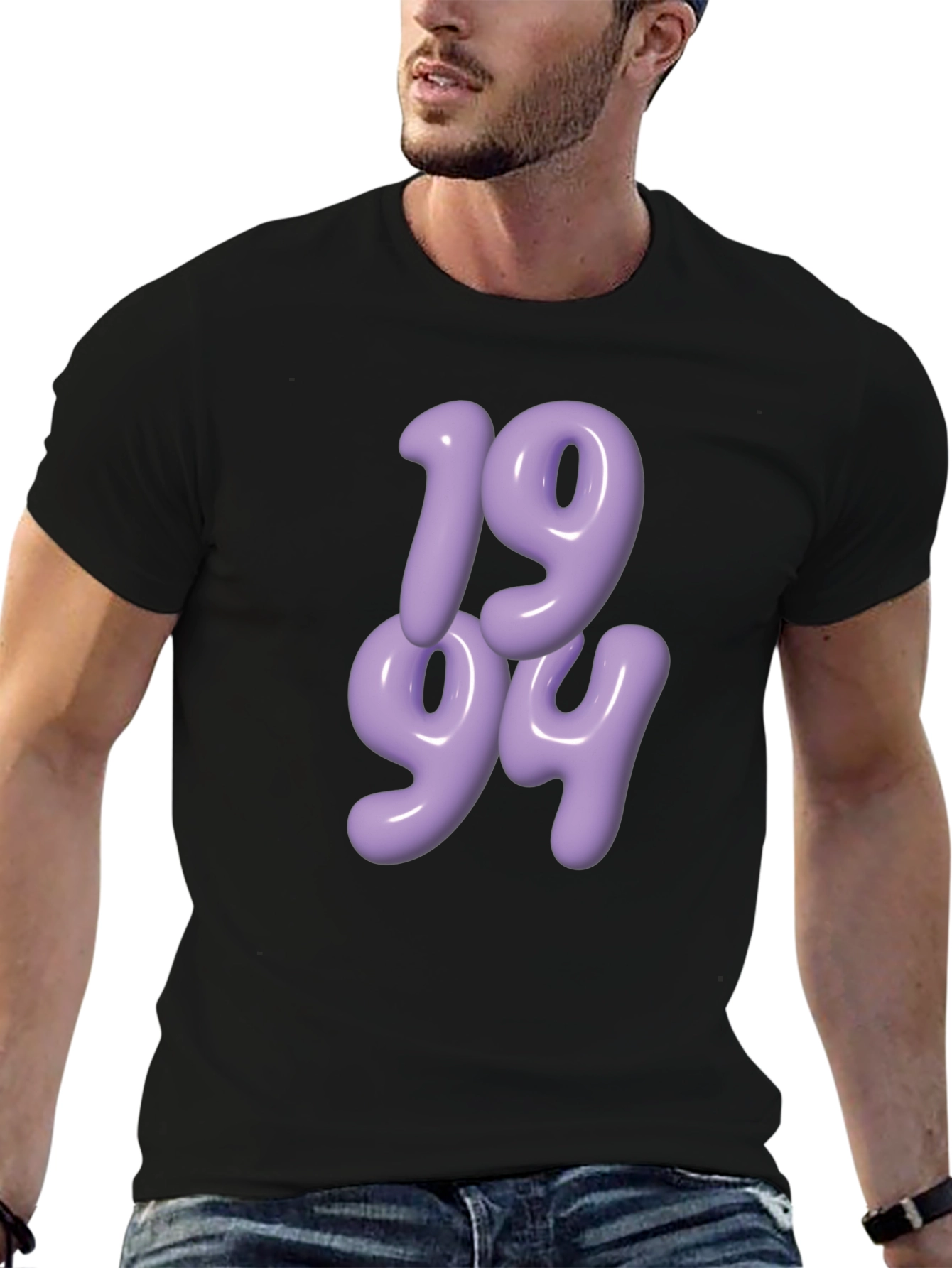 1994 Graphic Tee - Retro Style Black T-Shirt