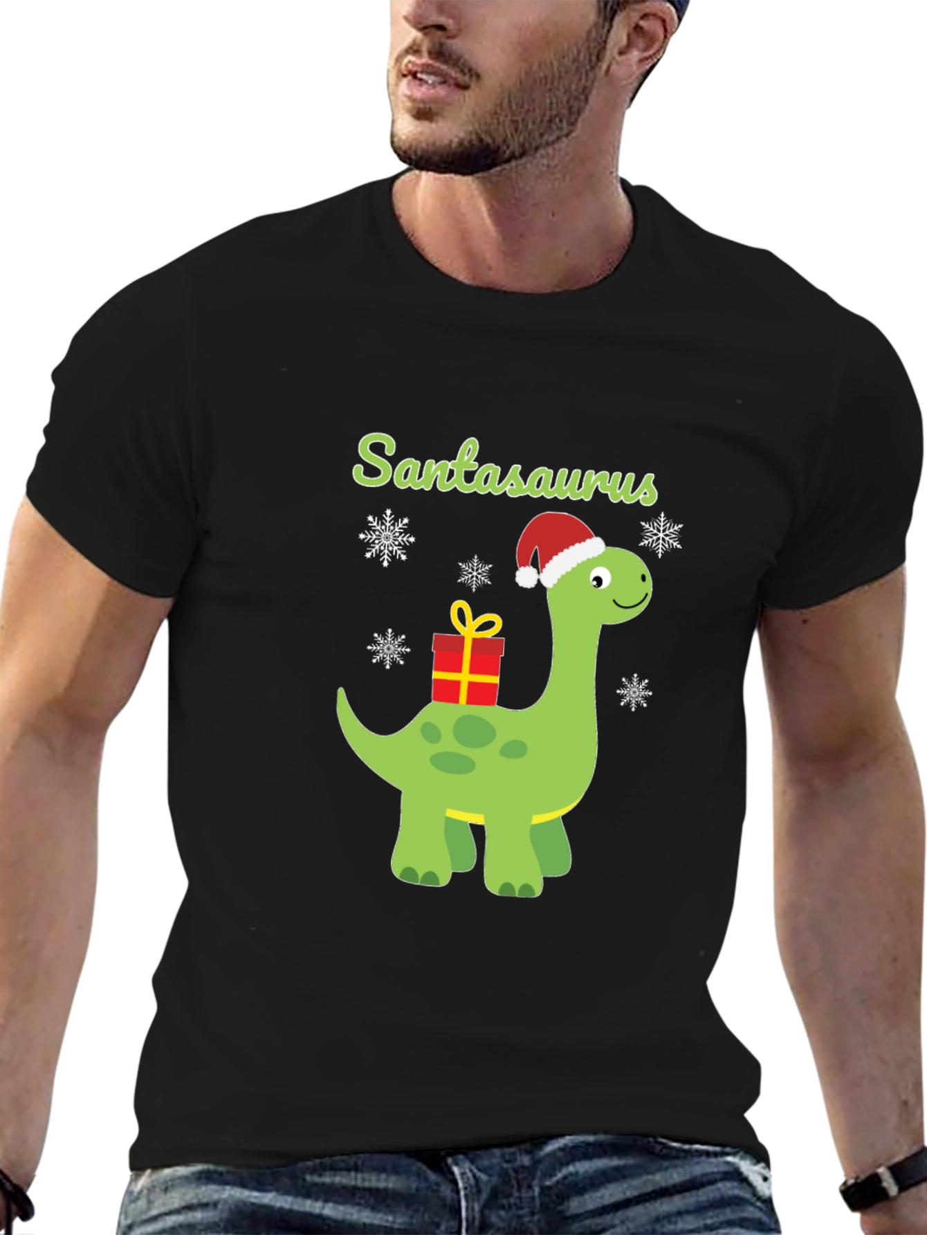 Santasaurus Christmas T-Shirt