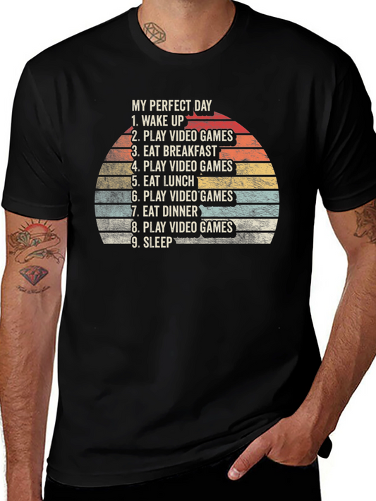 Perfect Day Video Game T-Shirt - Gamer Style