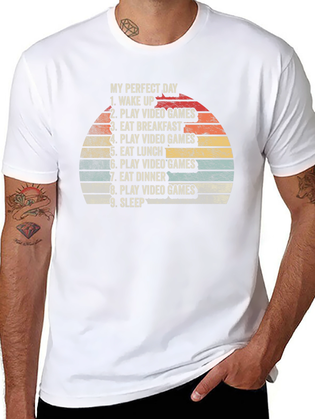 Perfect Day Video Game T-Shirt - Gamer Style