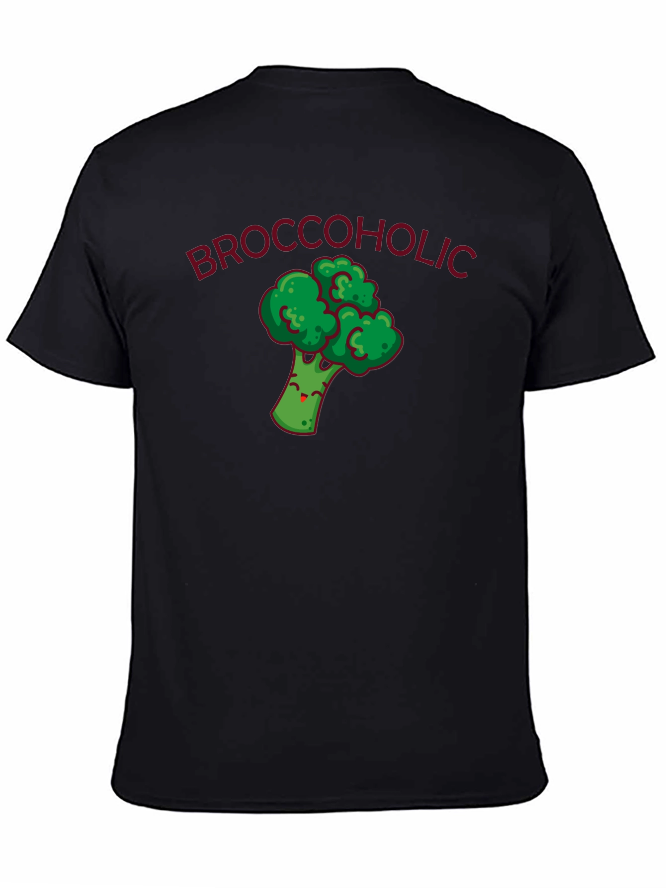 Broccoholic Funny Broccoli Graphic T-Shirt