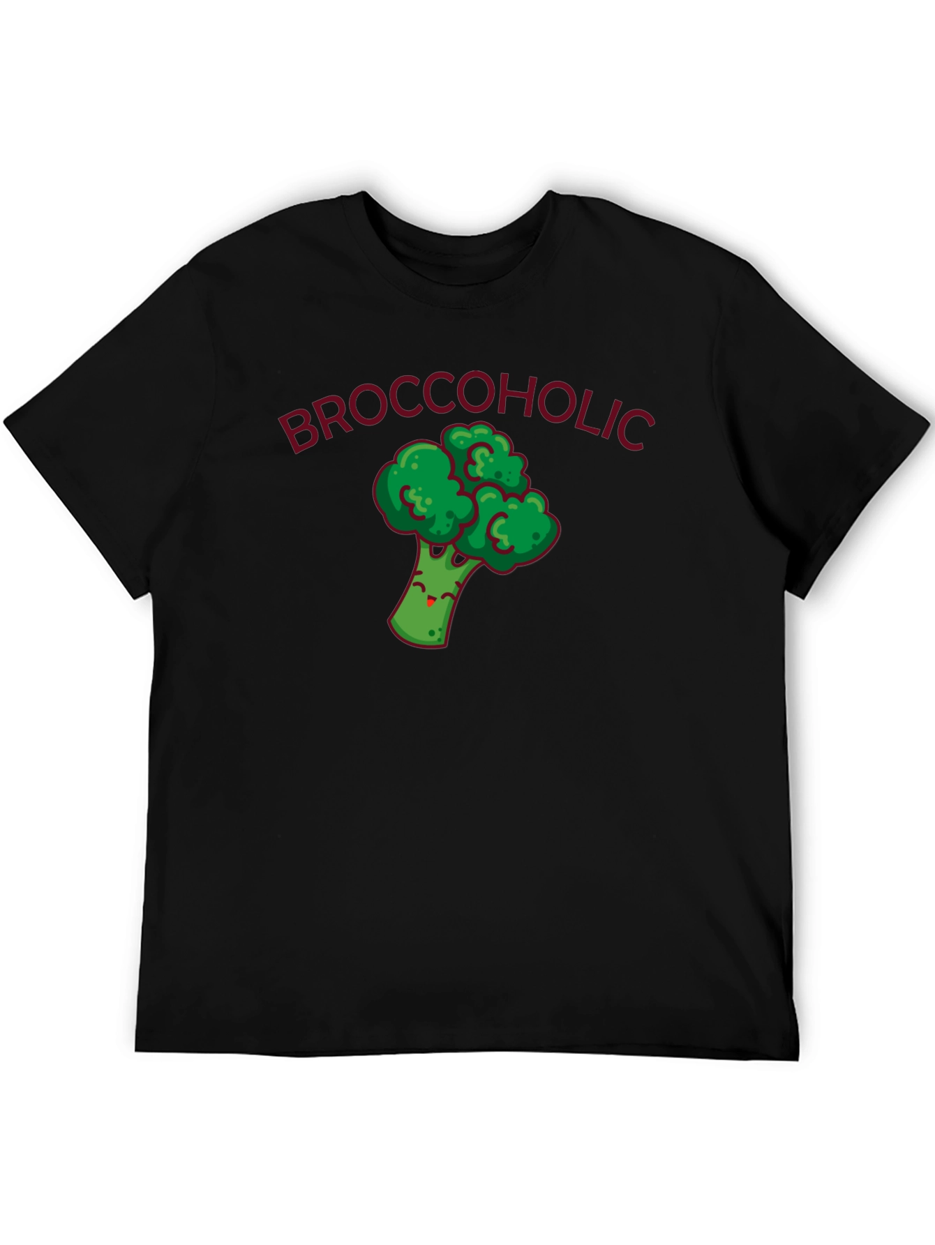 Broccoholic Funny Broccoli Graphic T-Shirt