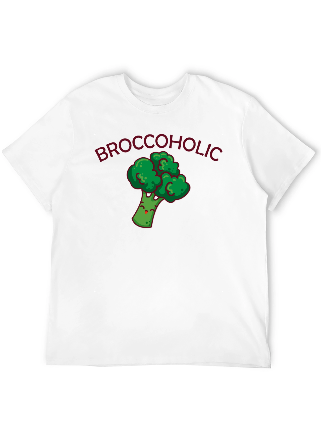 Broccoholic Funny Broccoli Graphic T-Shirt