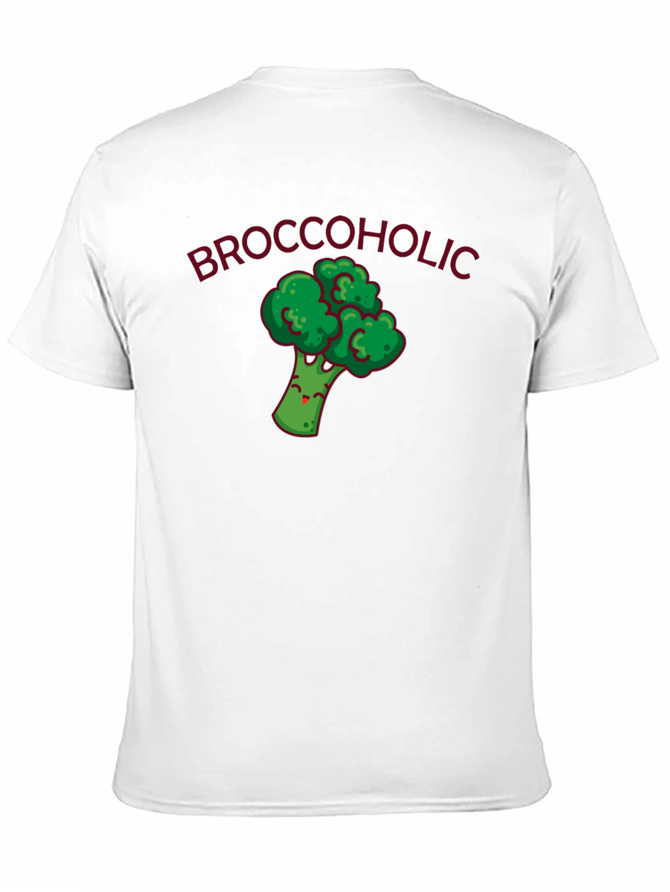 Broccoholic Funny Broccoli Graphic T-Shirt