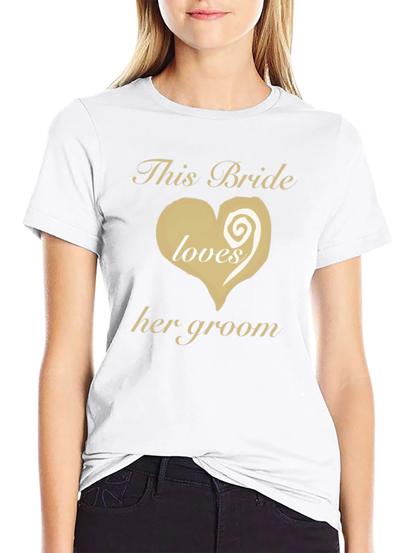 This Bride Loves Her Groom T-Shirt