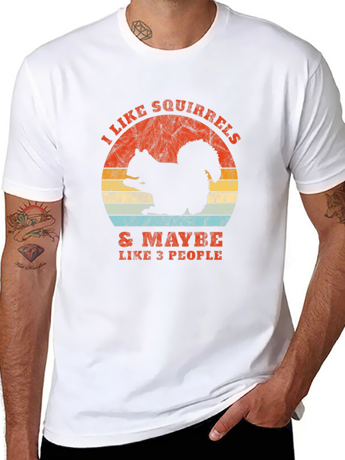 I Like Squirrels T-Shirt - Funny Animal Lover Tee