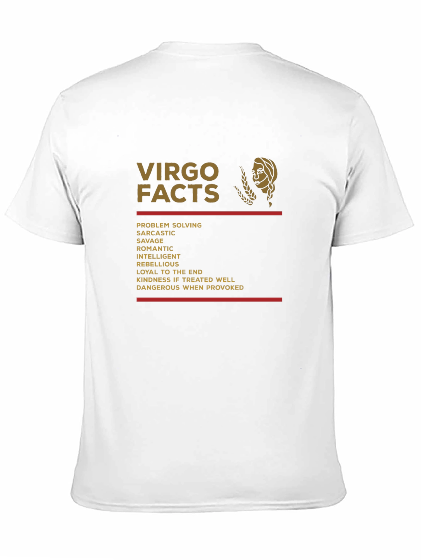 Virgo Facts Zodiac T-Shirt - Astrology Gift