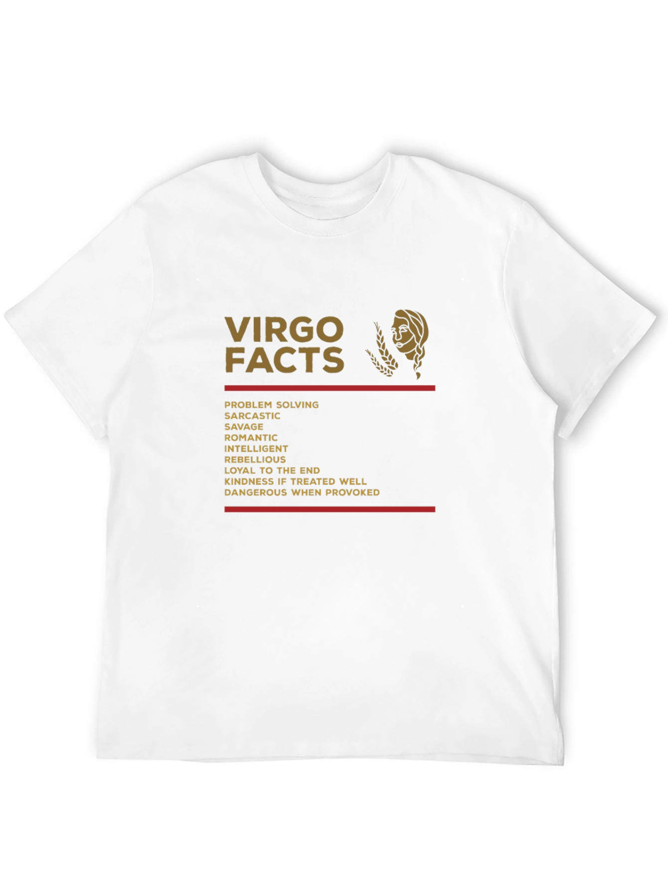 Virgo Facts Zodiac T-Shirt - Astrology Gift