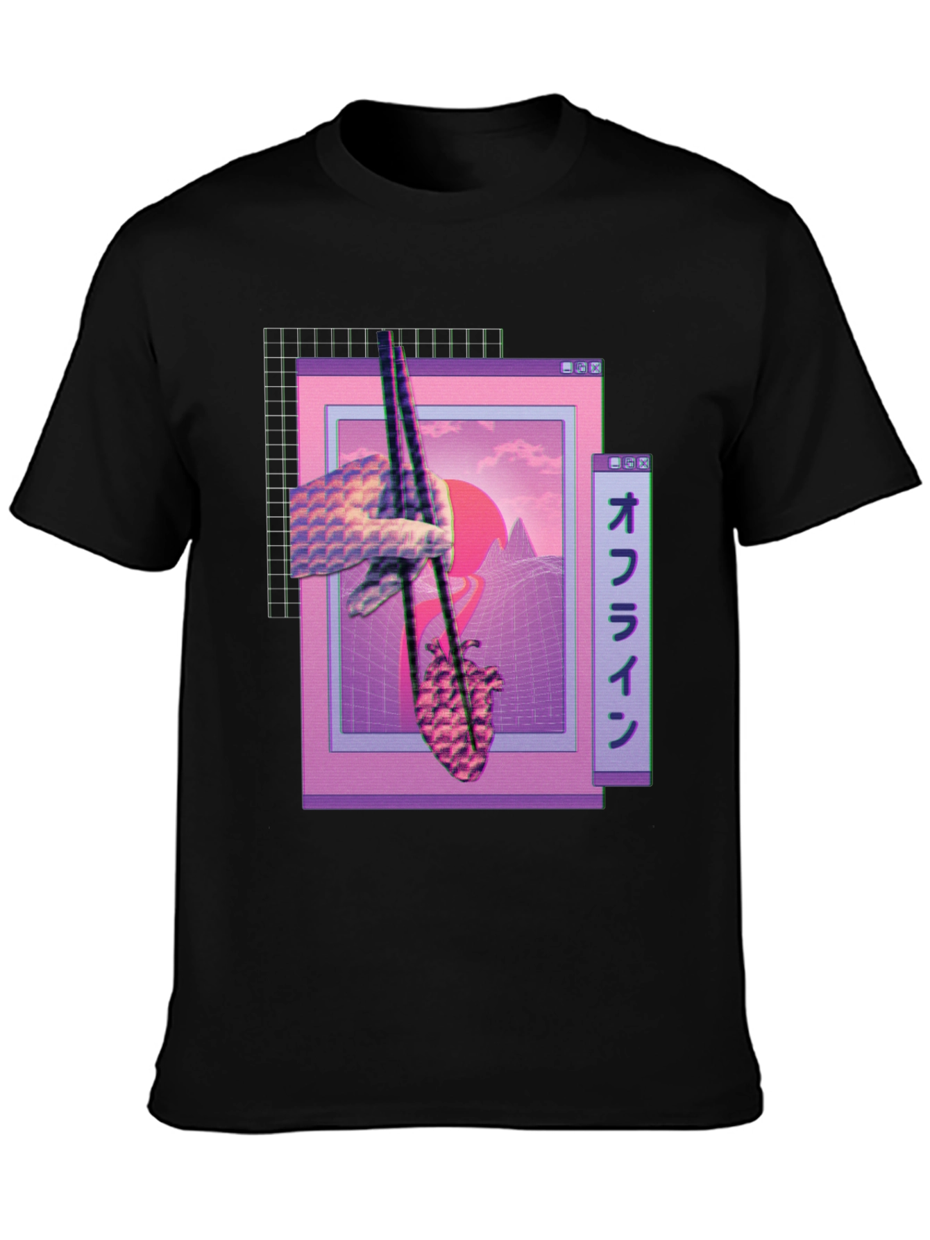 Aesthetic Vaporwave Graphic Tee