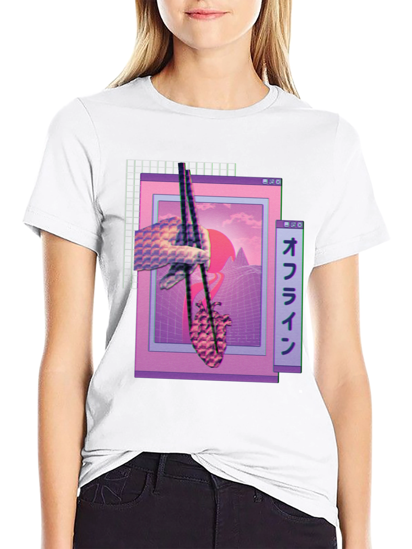 Aesthetic Vaporwave Graphic Tee