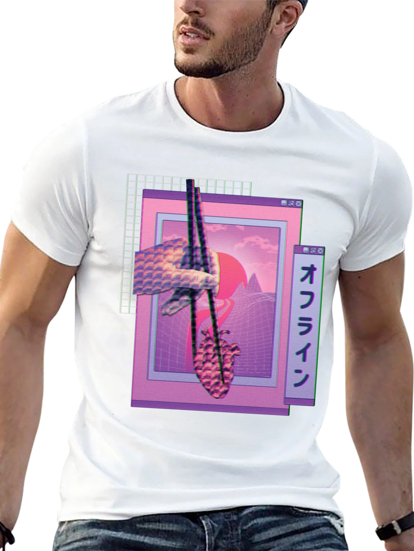 Aesthetic Vaporwave Graphic Tee