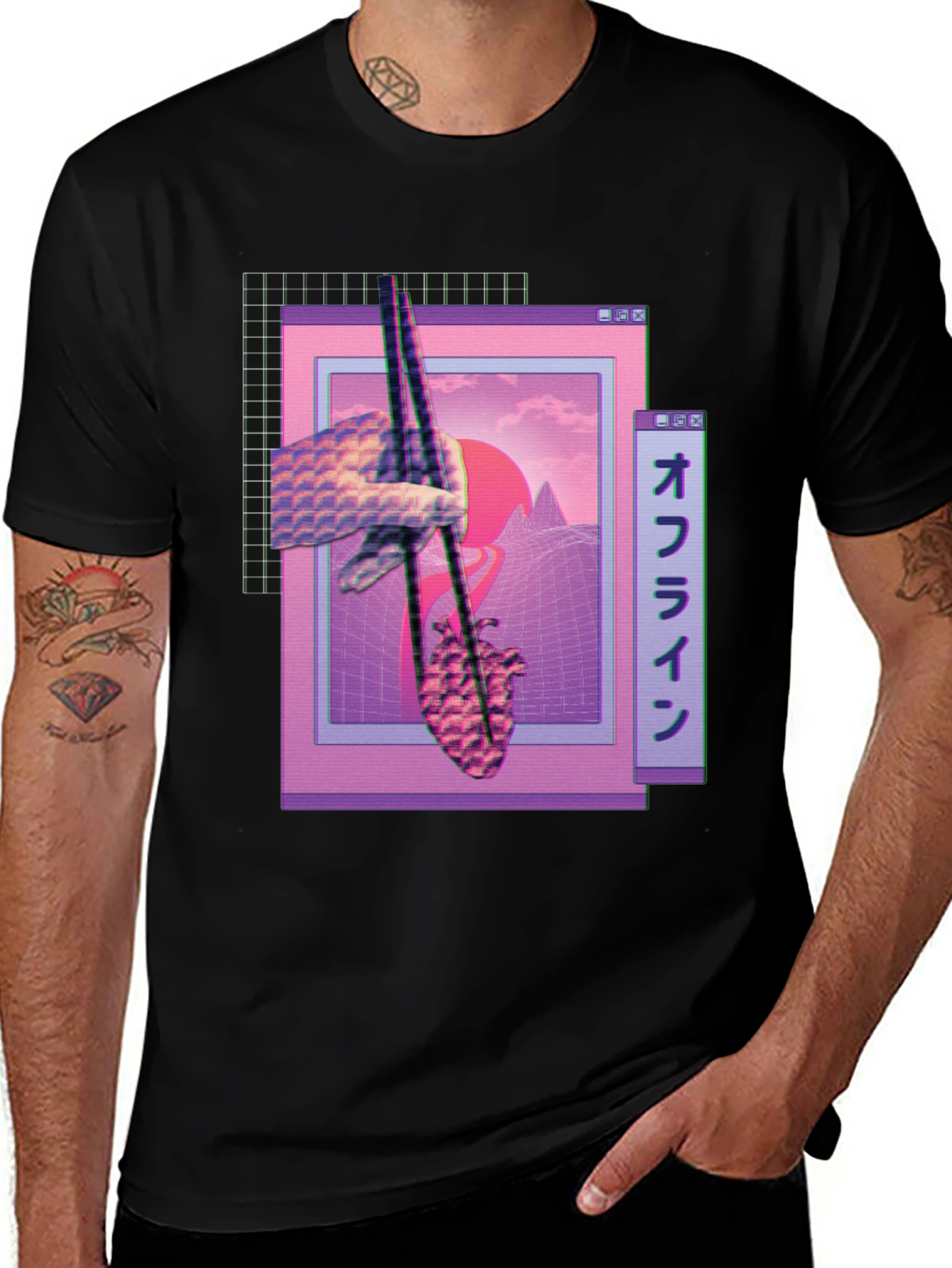 Aesthetic Vaporwave Graphic Tee