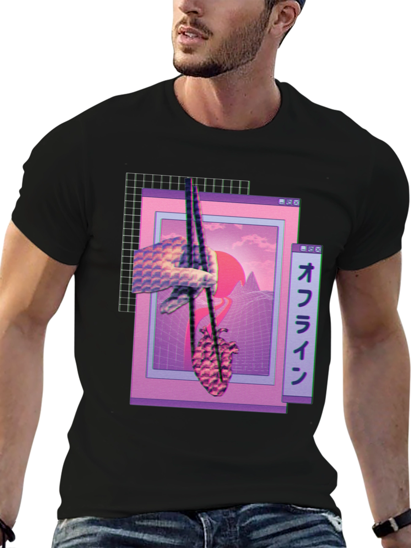 Aesthetic Vaporwave Graphic Tee