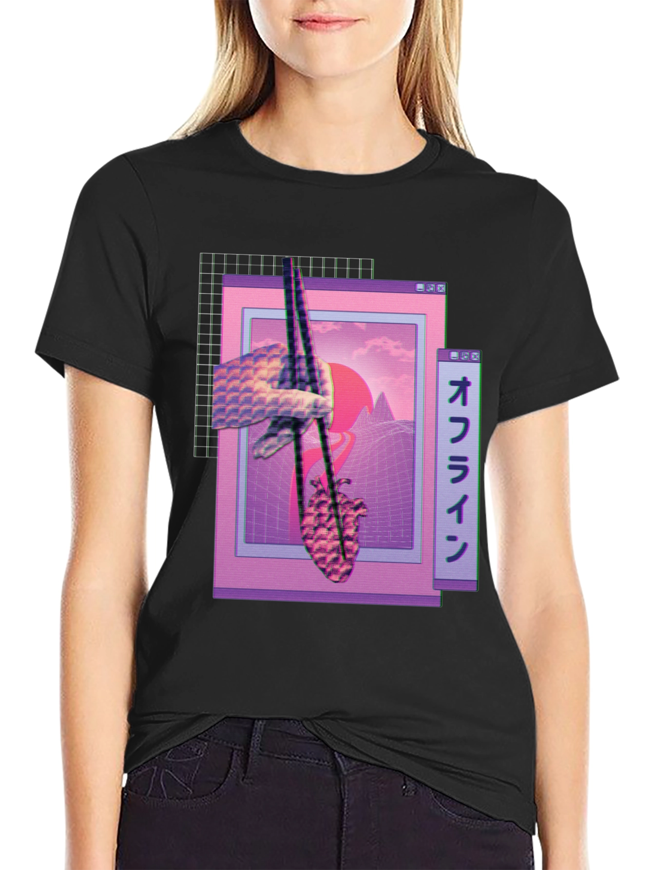 Aesthetic Vaporwave Graphic Tee