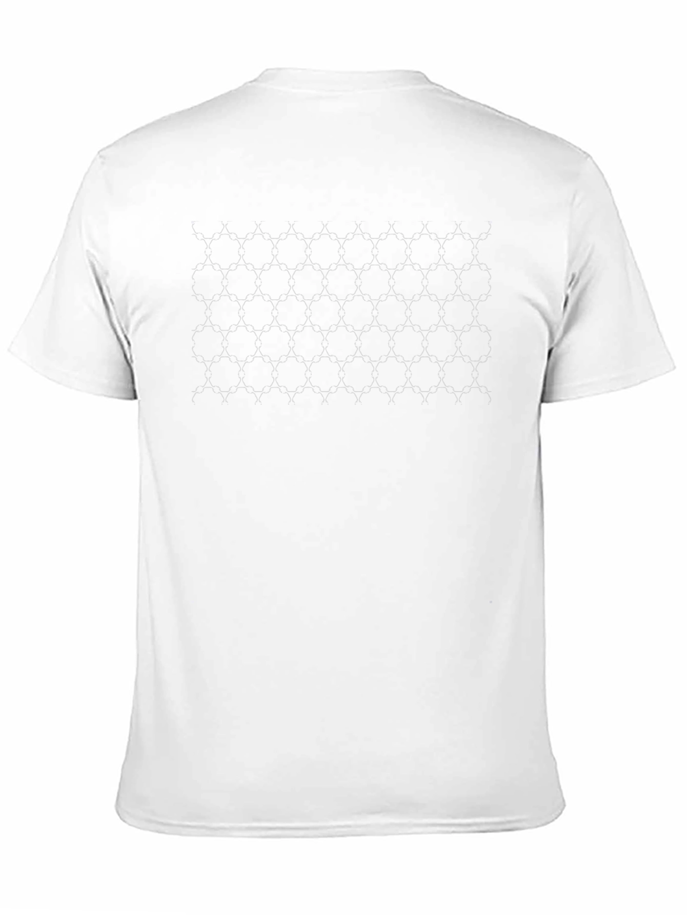 Geometric Pattern Black T-Shirt