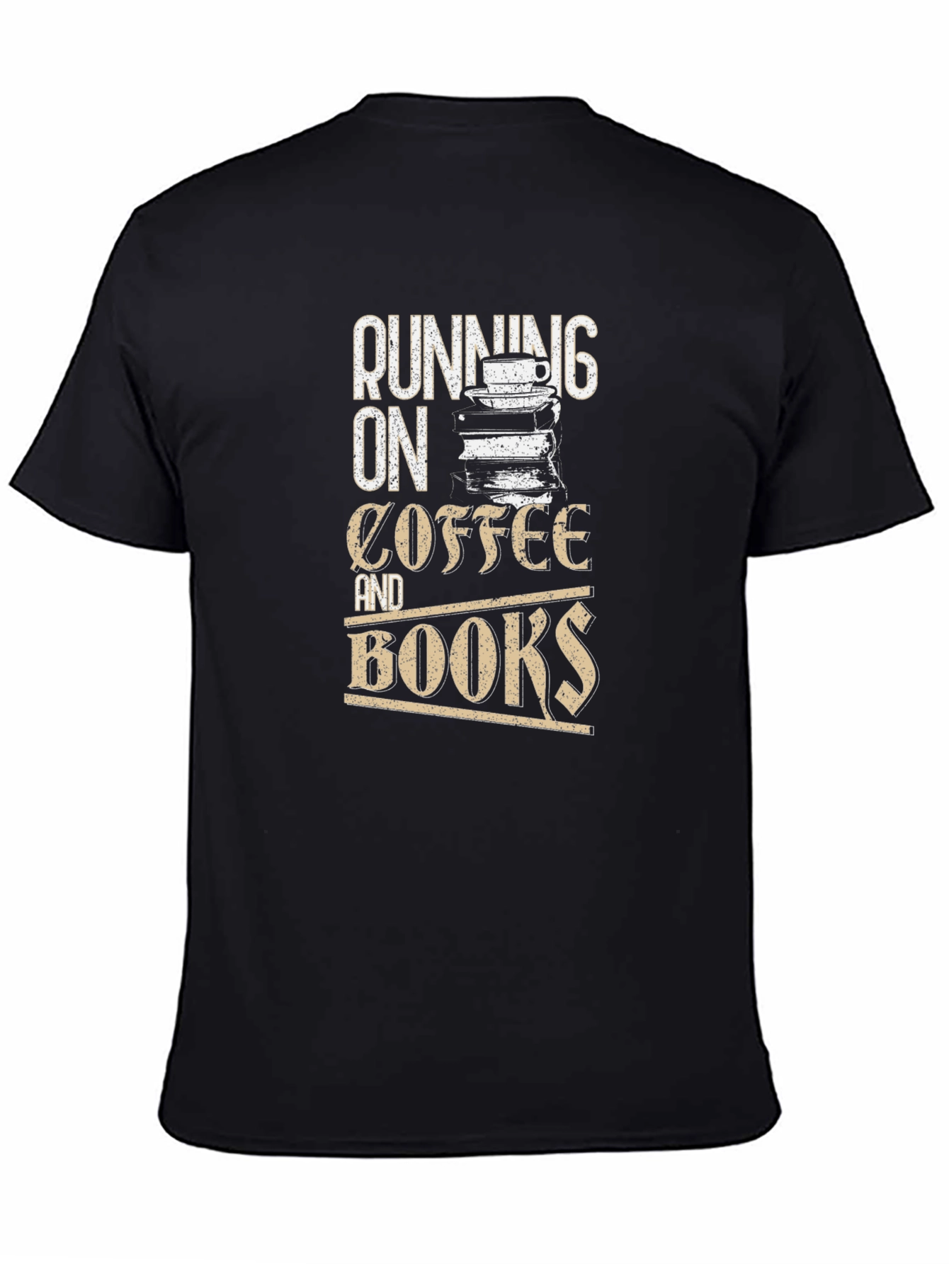 Running On Coffee and Books T-Shirt