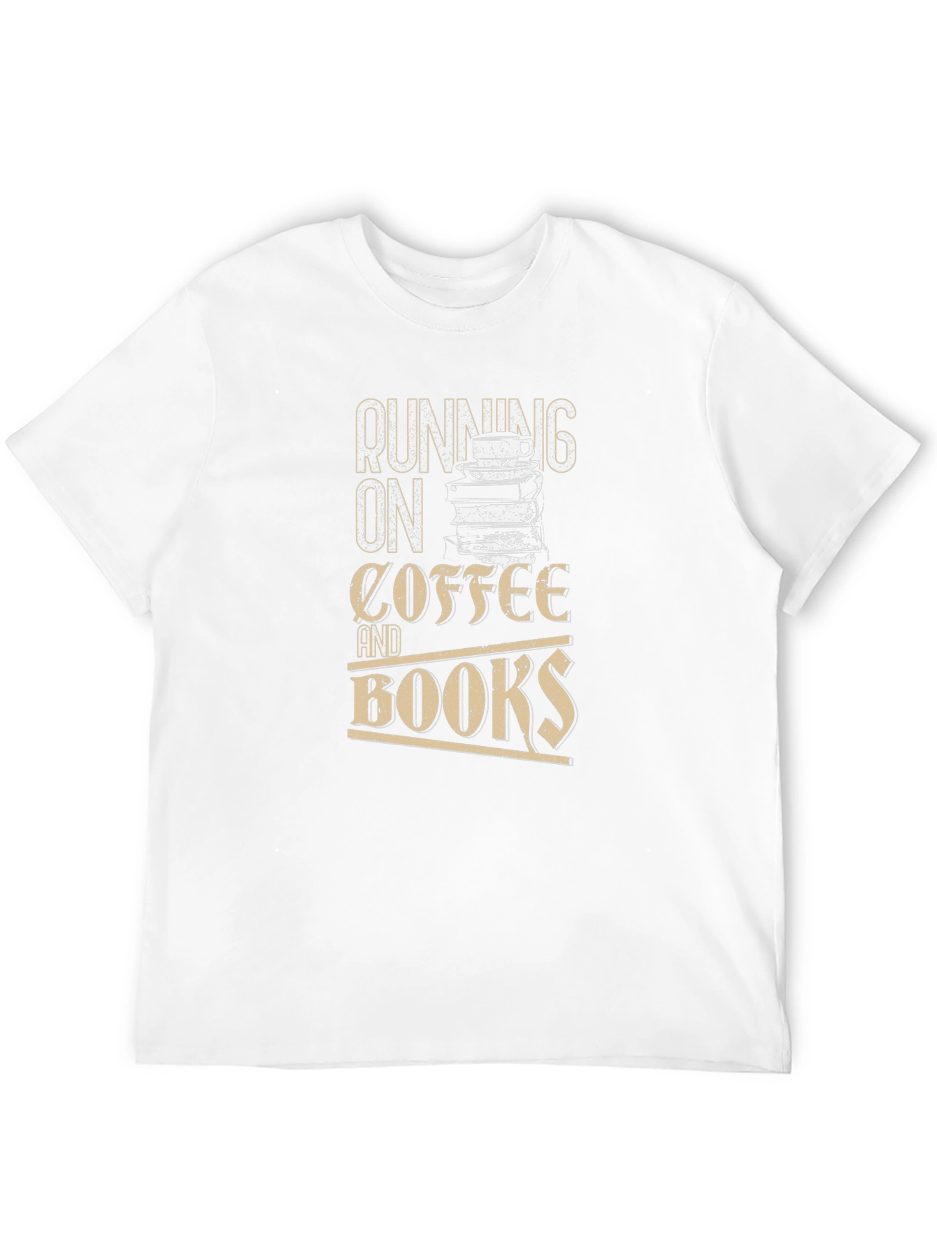 Running On Coffee and Books T-Shirt