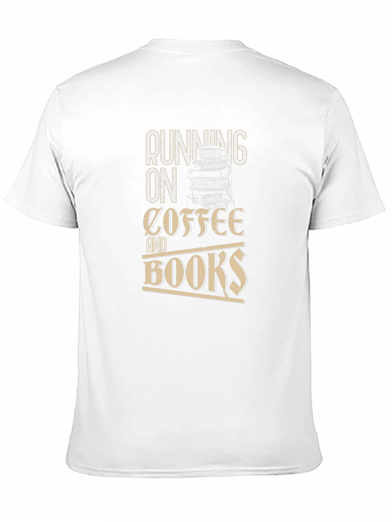 Running On Coffee and Books T-Shirt