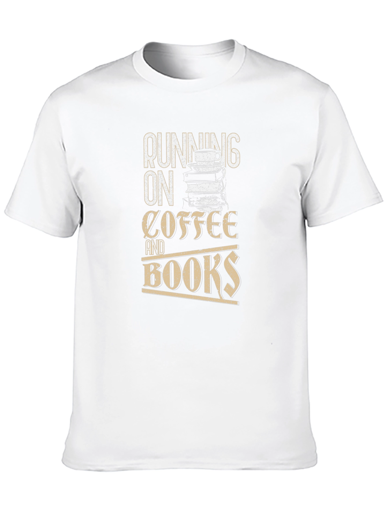 Running On Coffee and Books T-Shirt