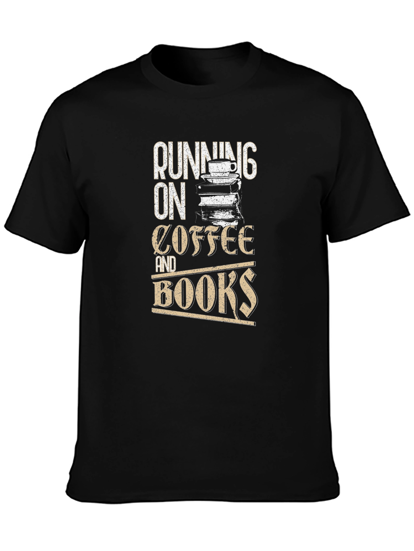 Running On Coffee and Books T-Shirt