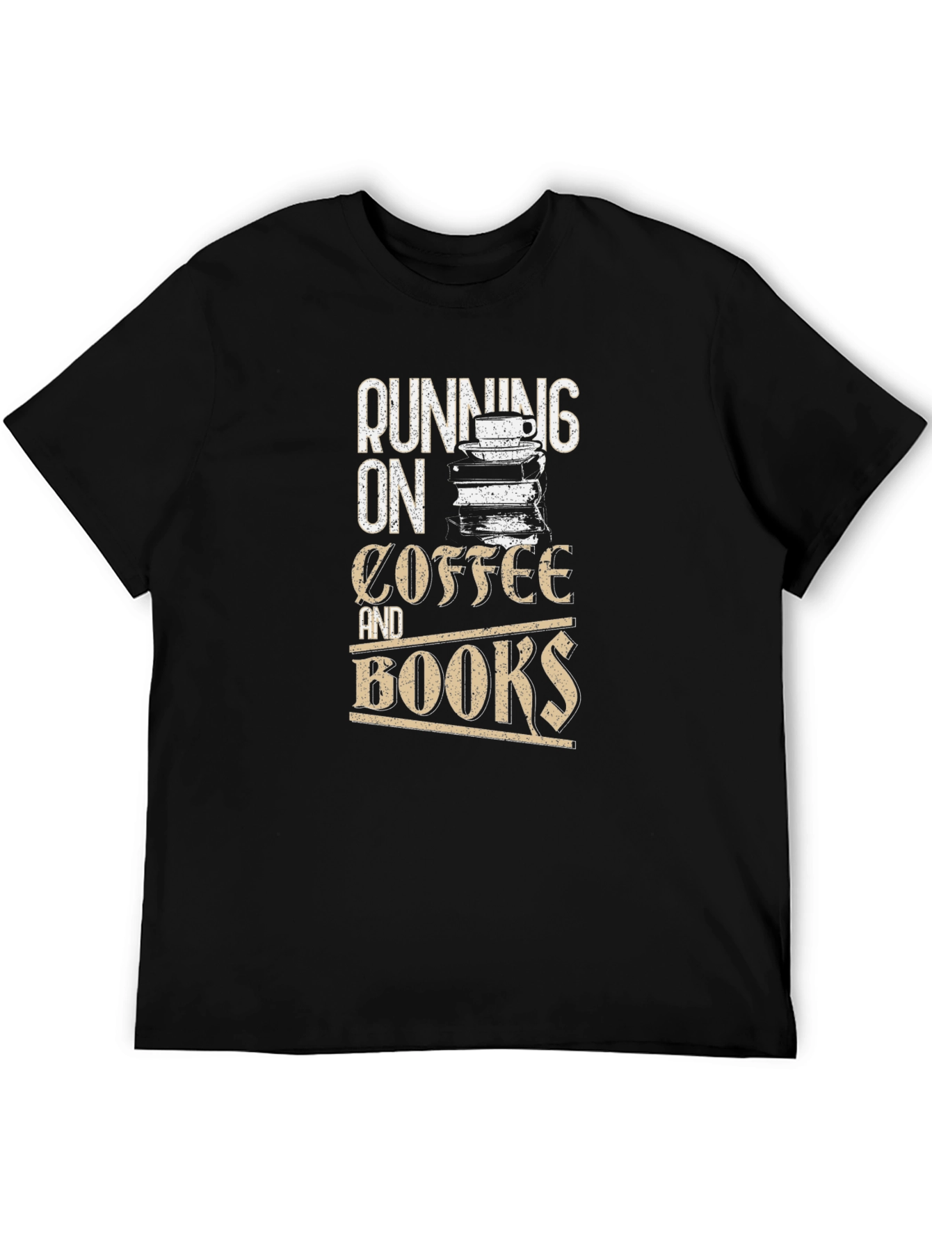 Running On Coffee and Books T-Shirt