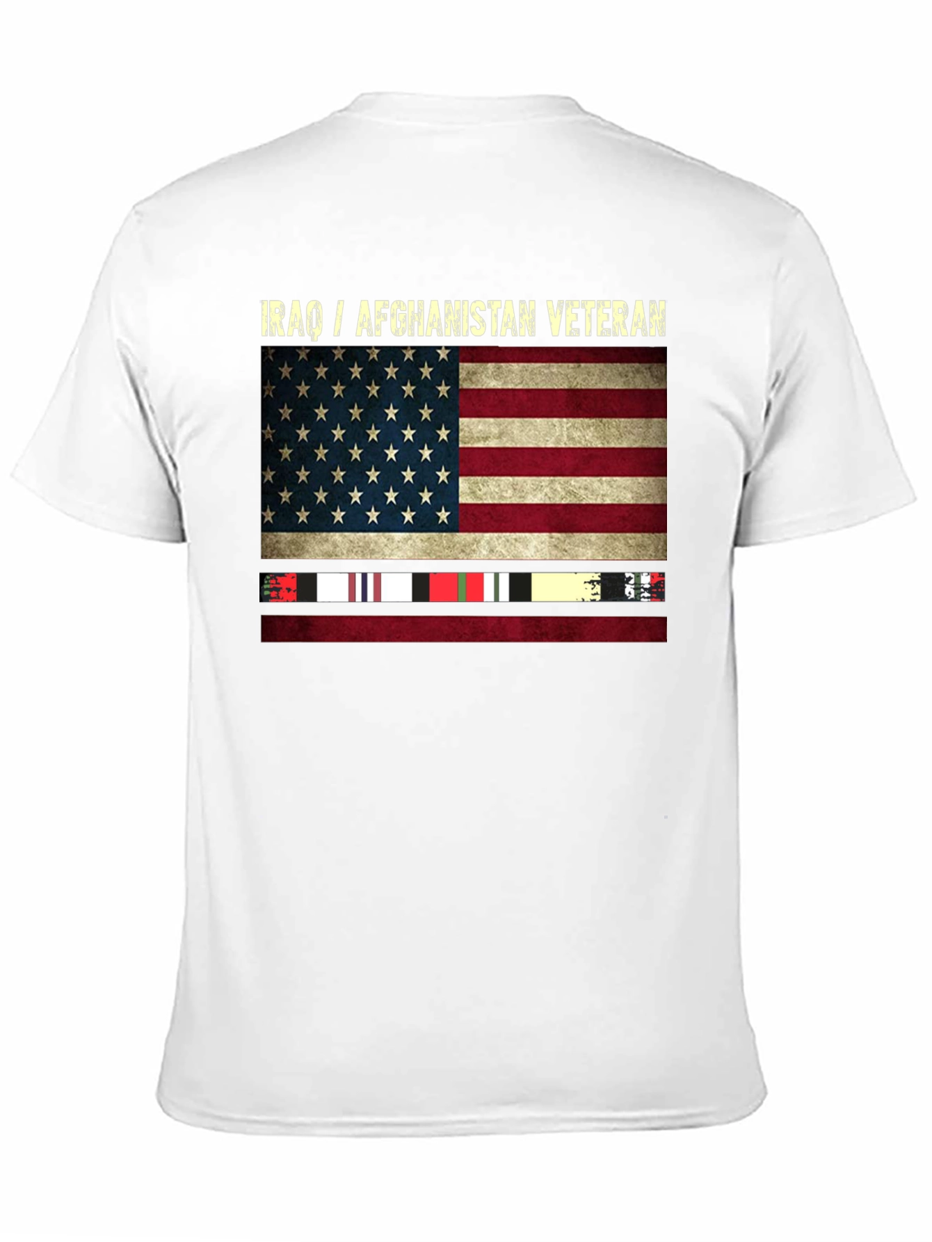 Iraq/Afghanistan Veteran US Flag T-Shirt