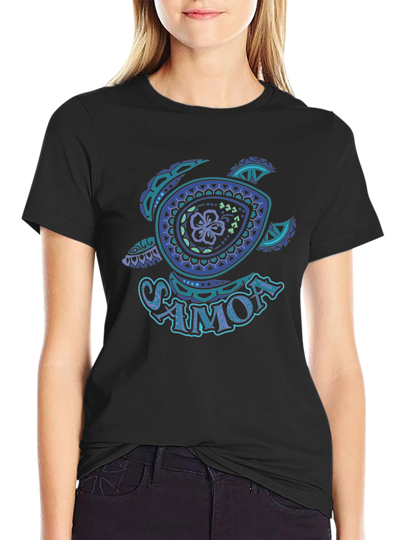 Samoa Turtle Graphic Tee - Island Style