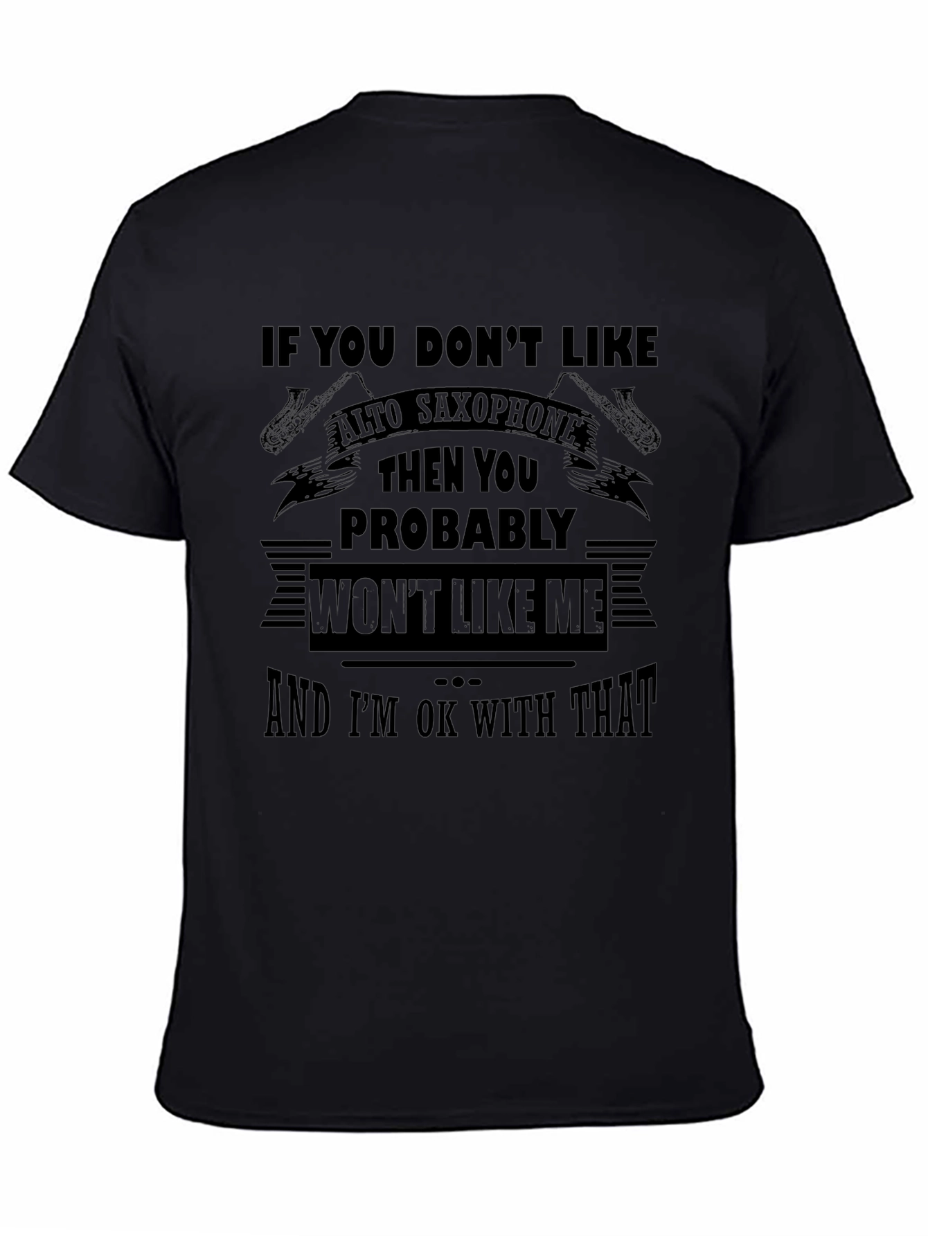 Alto Saxophone T-Shirt -  Music Lover Tee