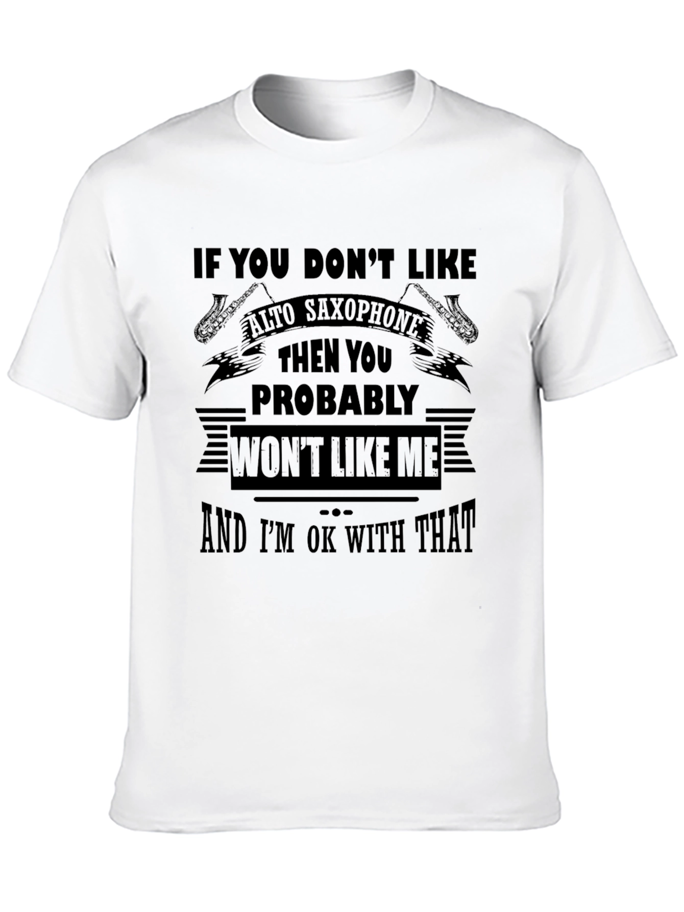 Alto Saxophone T-Shirt -  Music Lover Tee