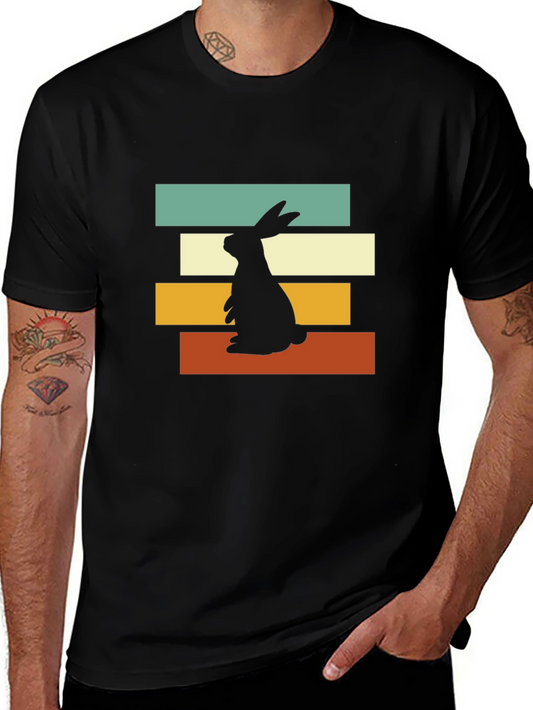 Retro Rabbit Graphic Tee - Easter Apparel