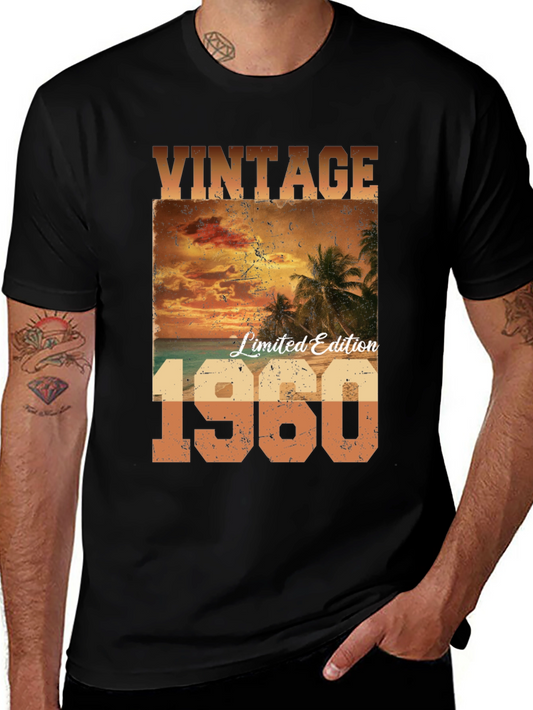 Vintage 1960 Limited Edition Black T-Shirt