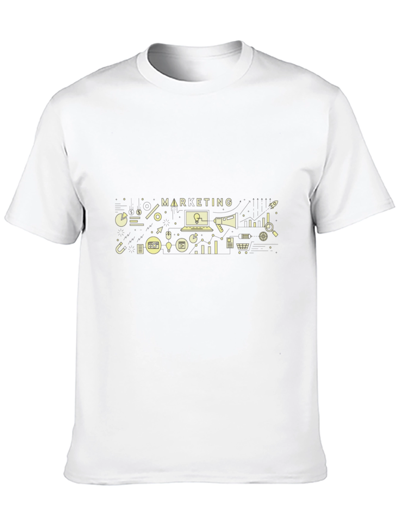 Marketing Design Black T-Shirt