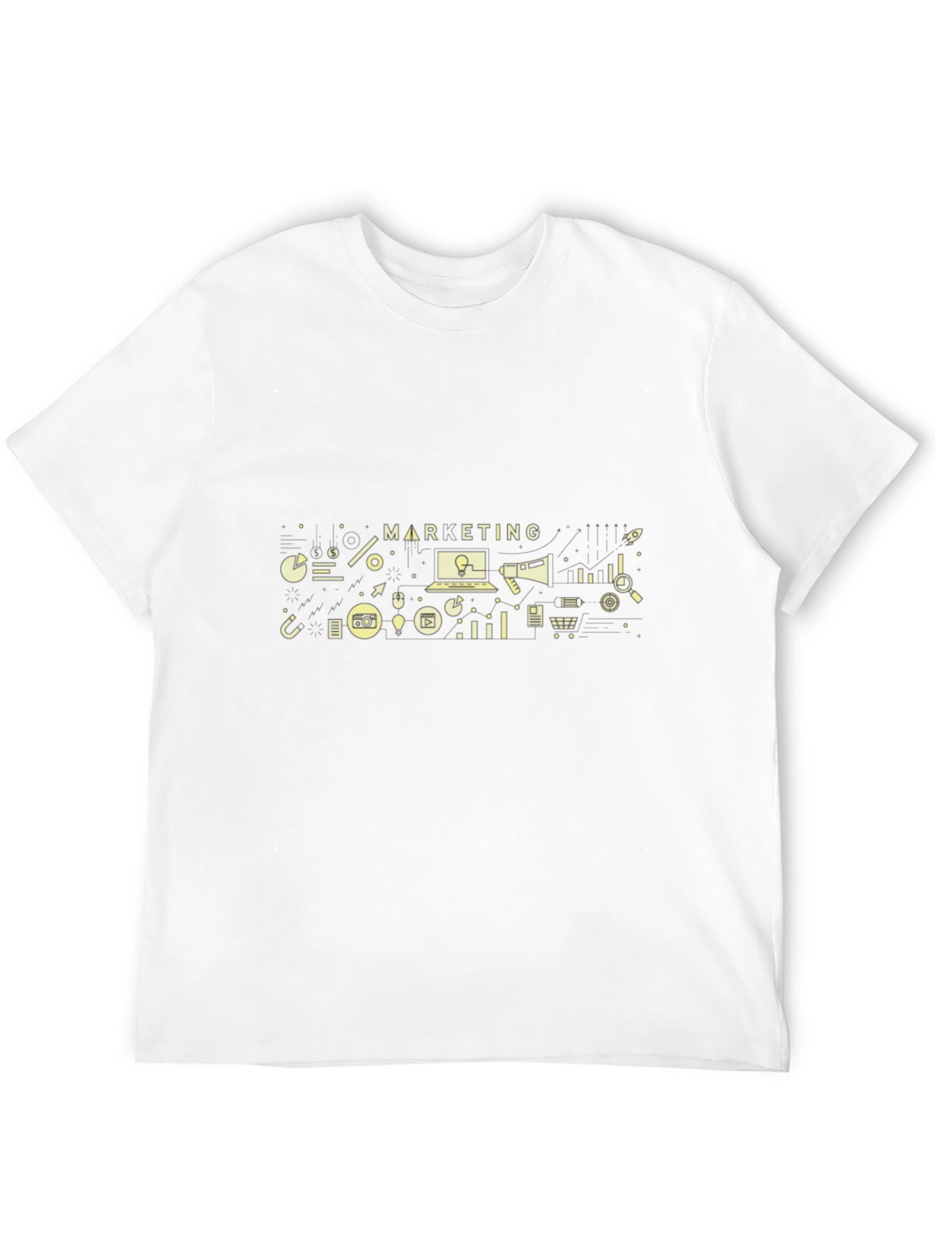 Marketing Design Black T-Shirt