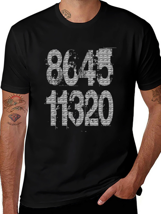8645 11320 Graphic Tee - Trendy Slogan T-Shirt