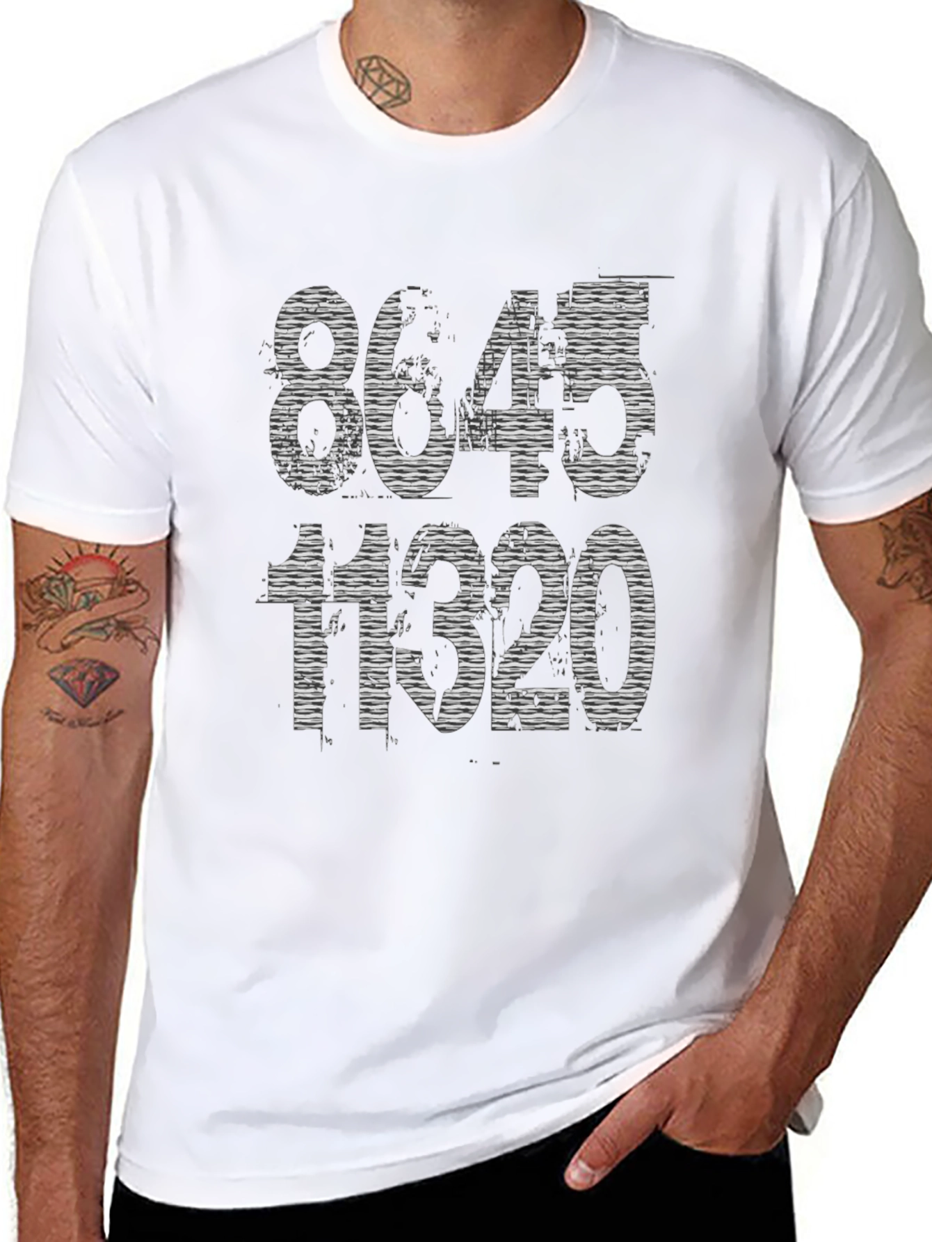 8645 11320 Graphic Tee - Trendy Slogan T-Shirt