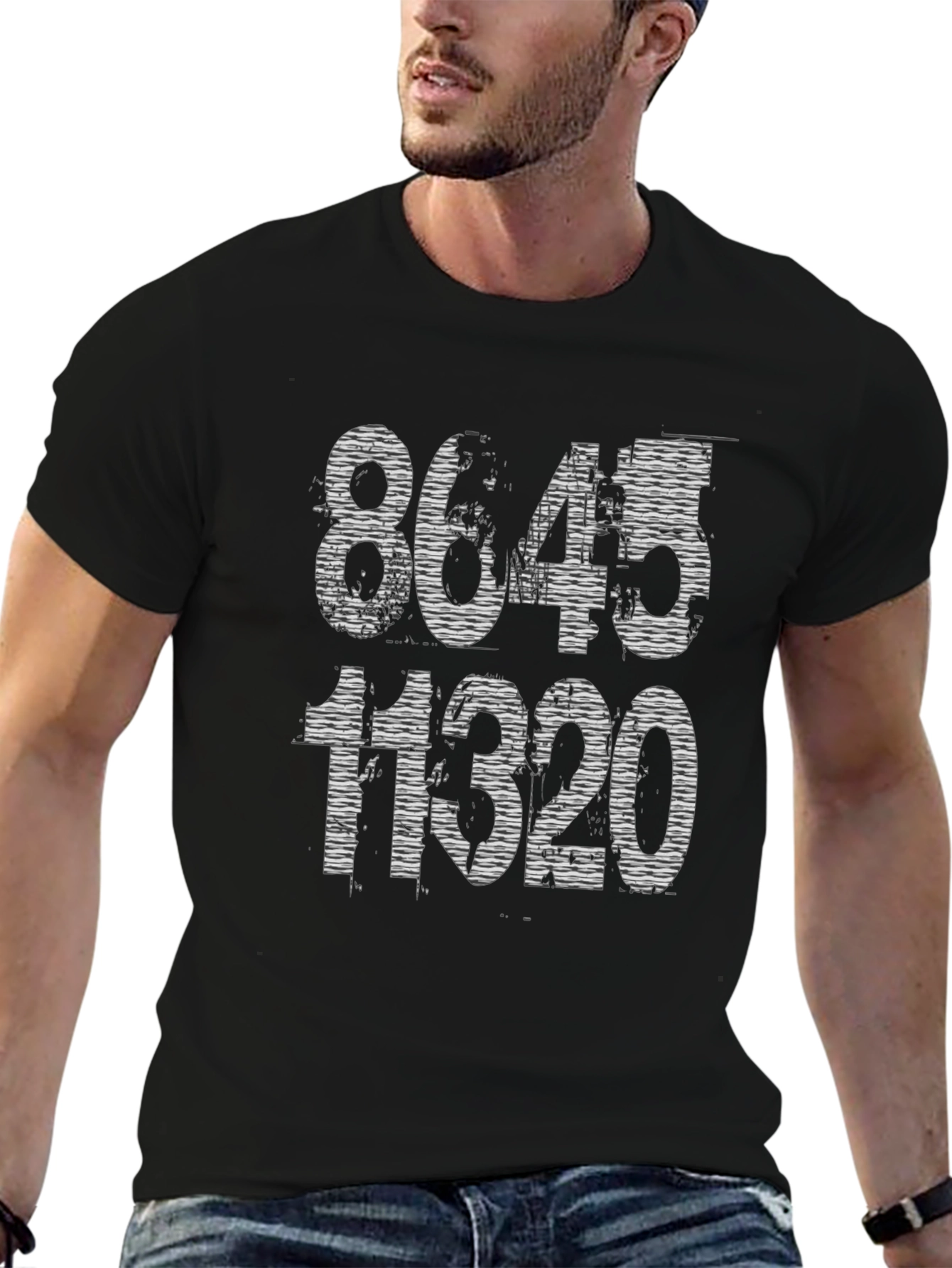 8645 11320 Graphic Tee - Trendy Slogan T-Shirt
