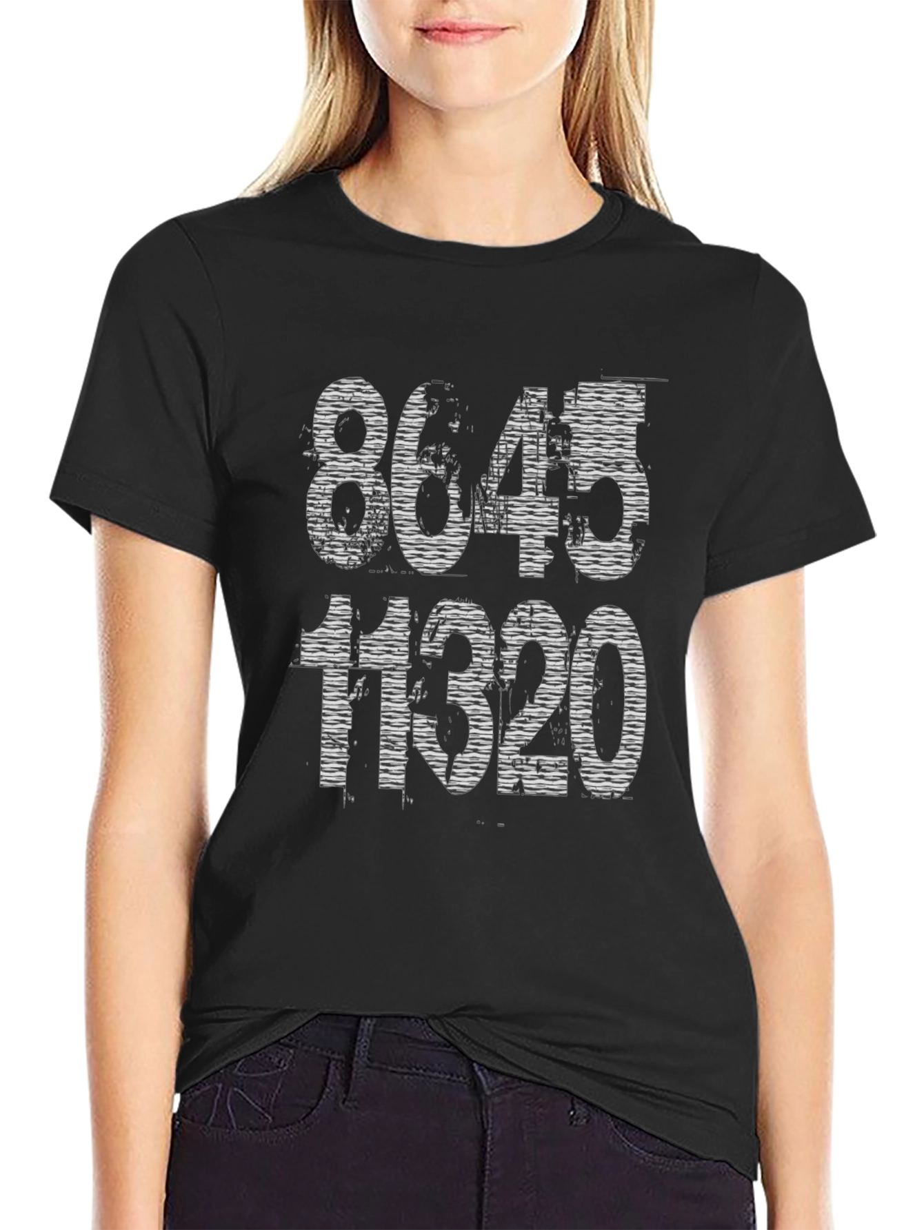 8645 11320 Graphic Tee - Trendy Slogan T-Shirt