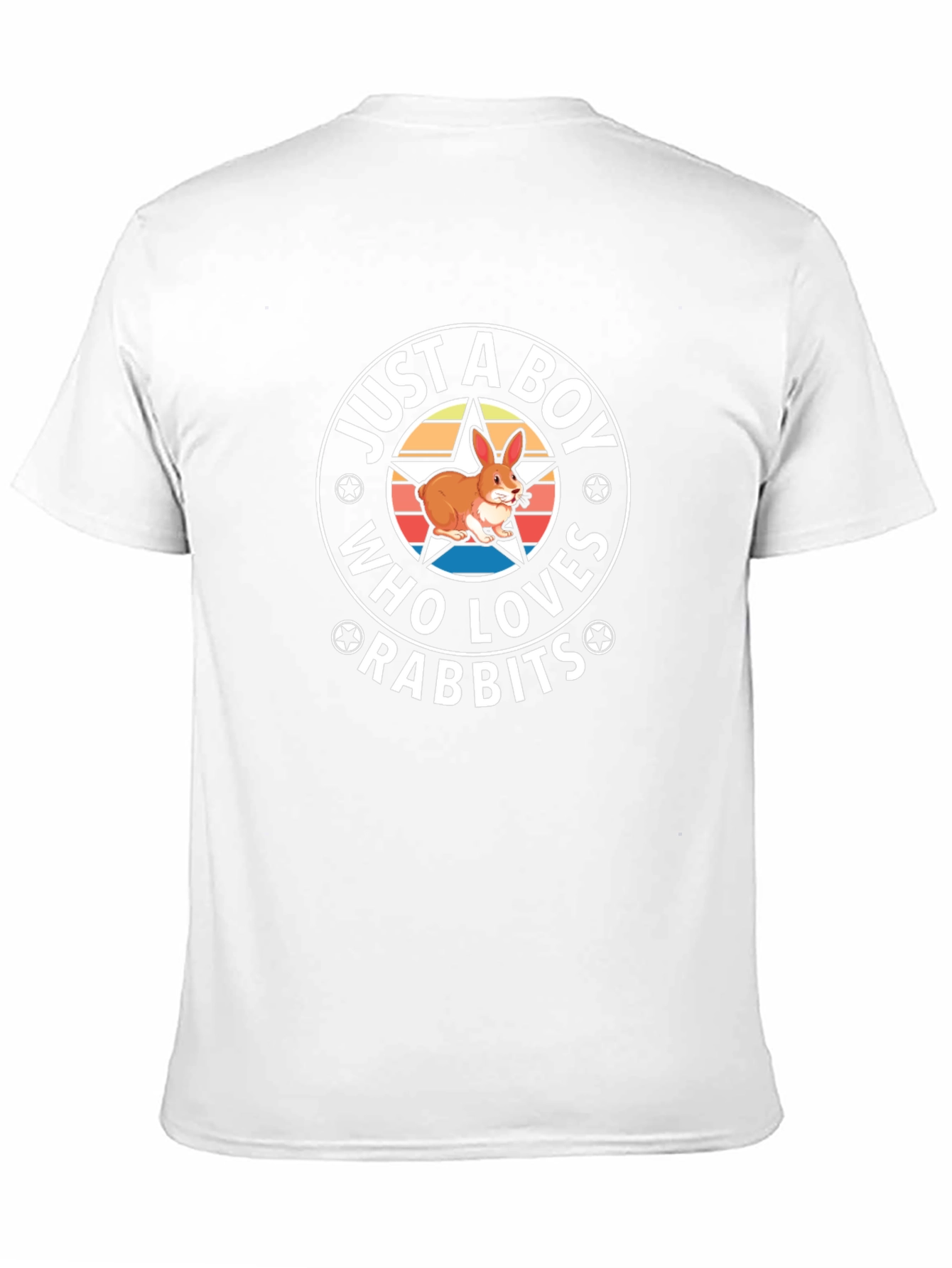 Just A Boy Who Loves Rabbits Graphic T-Shirt