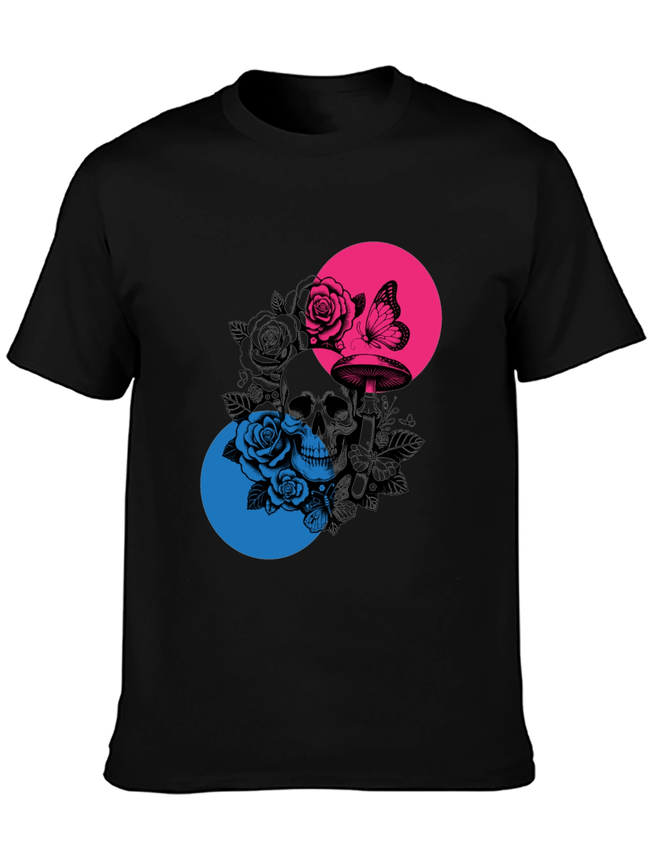 Skull & Roses Graphic Tee