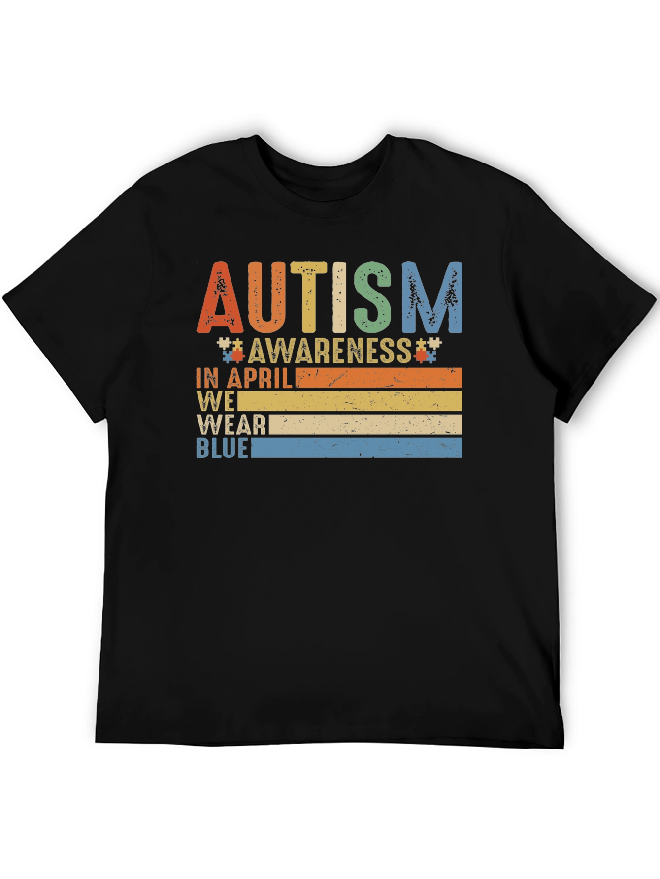 Autism Awareness T-Shirt - In April We Wear Blue