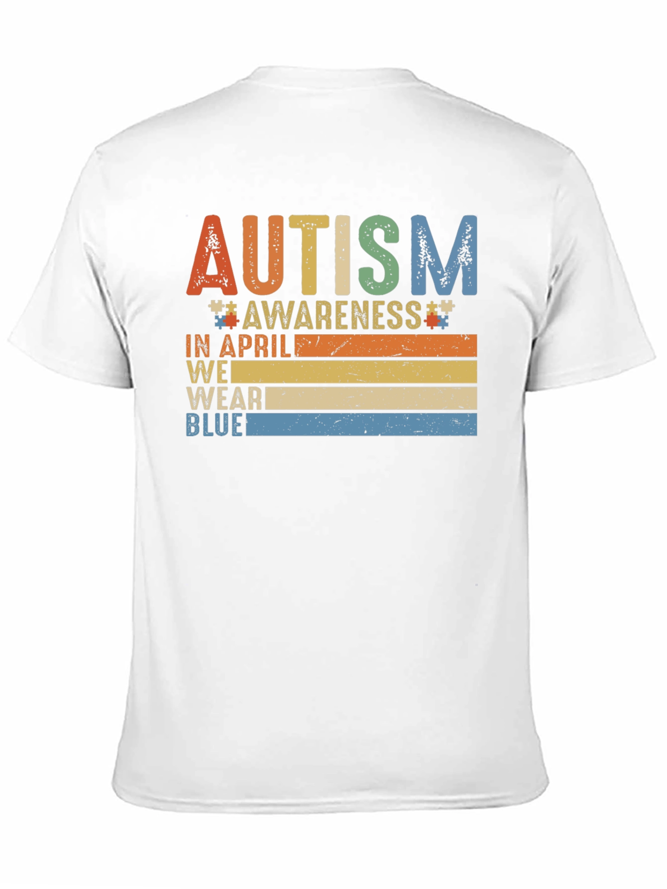 Autism Awareness T-Shirt - In April We Wear Blue