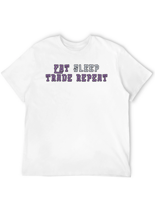 Eat Sleep Trade Repeat Funny Trader T-Shirt