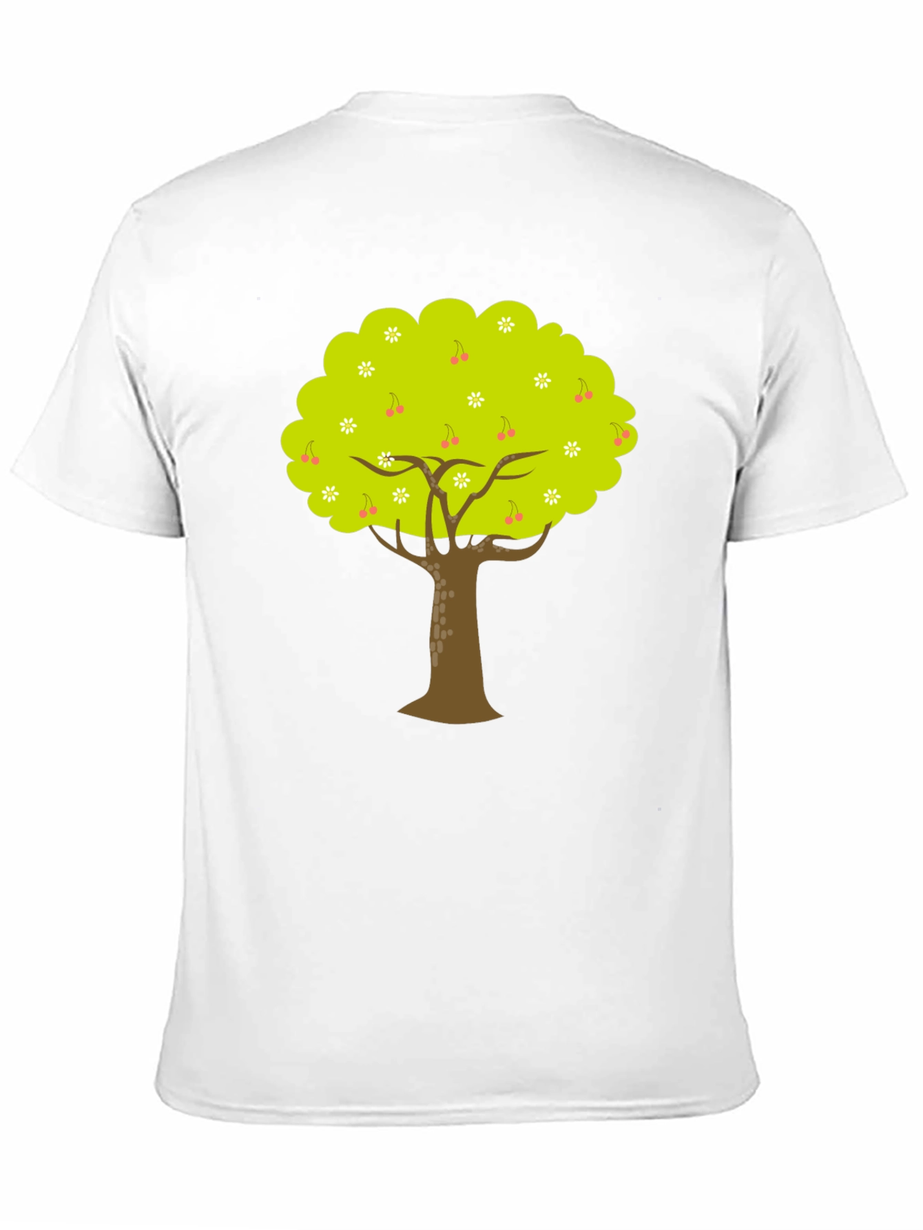Tree Graphic Black Tee - Nature Inspired Design
