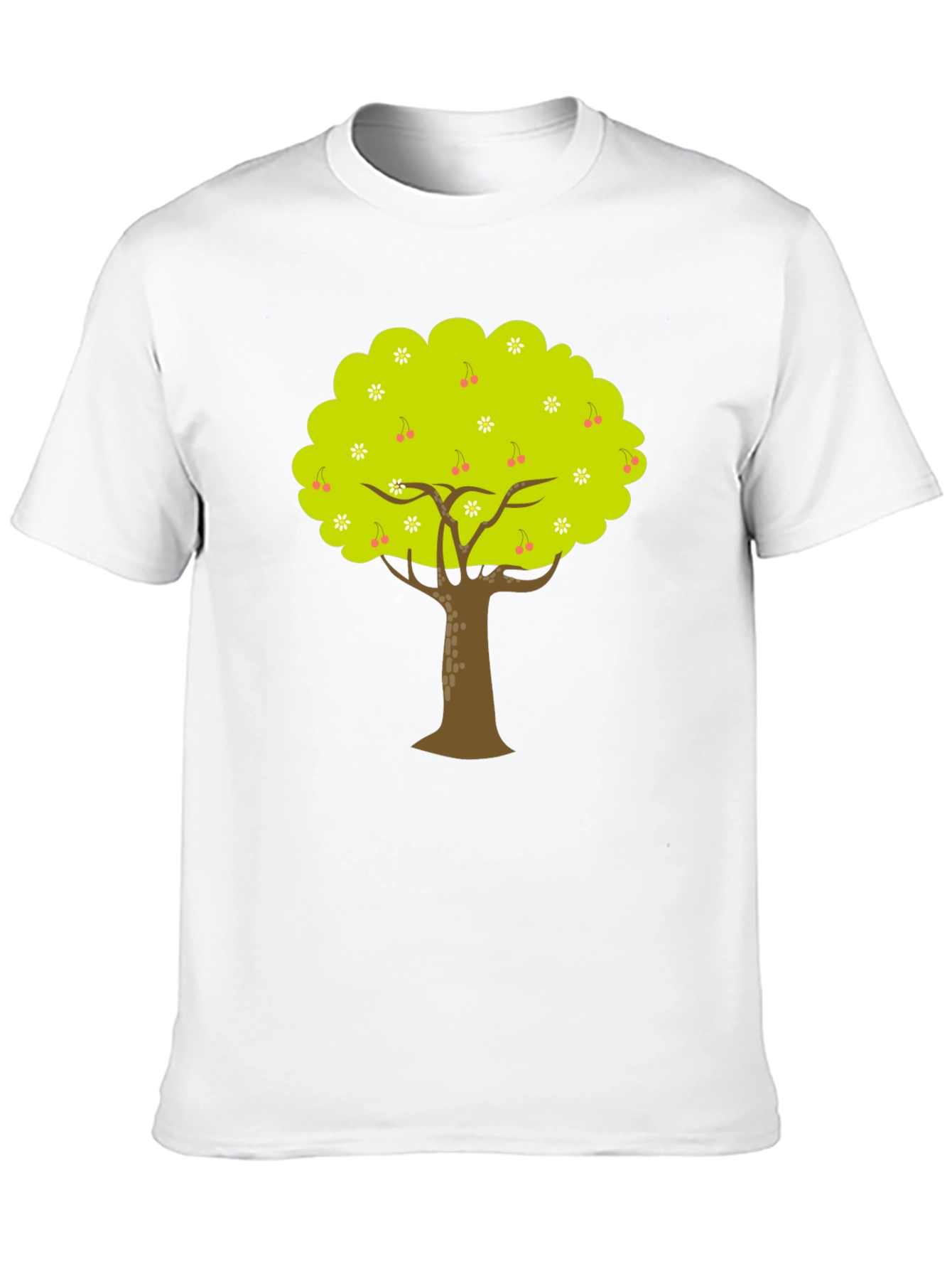 Tree Graphic Black Tee - Nature Inspired Design