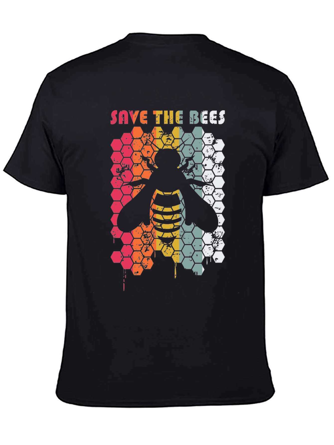 Save the Bees Honeycomb Graphic Tee