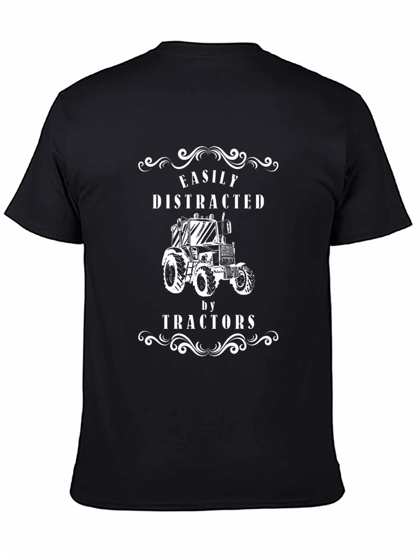 Easily Distracted by Tractors Graphic Tee